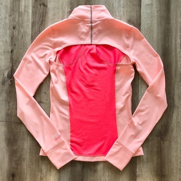 Hollister, Sport, Athletic, Racerback, 1/4 zip, Long Sleeve, Fitted, Top, Size S - Picture 4 of 12